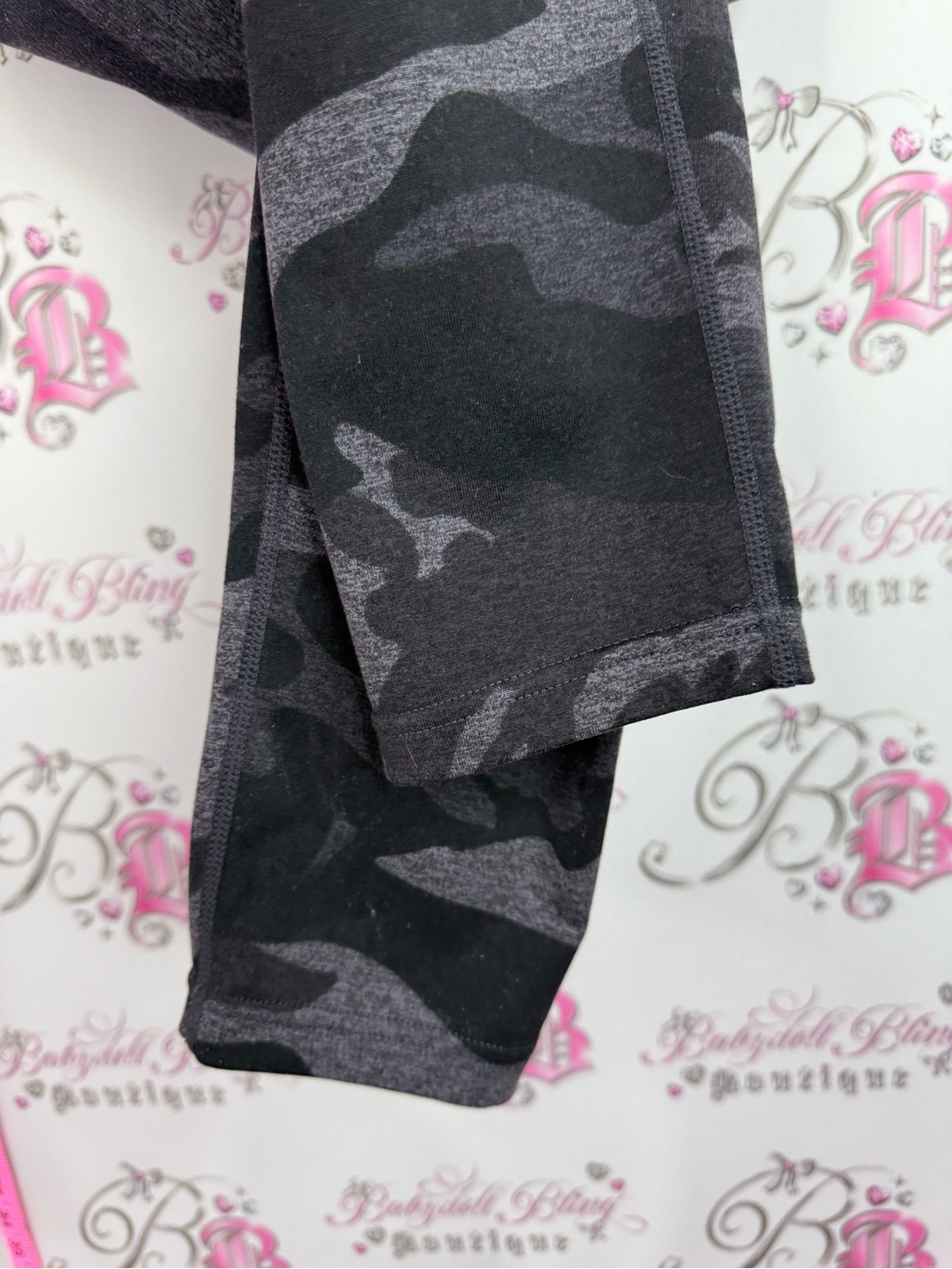 Tuff Athletics leggings camouflage Black and Gray Camo Leggings - Picture 4 of 11